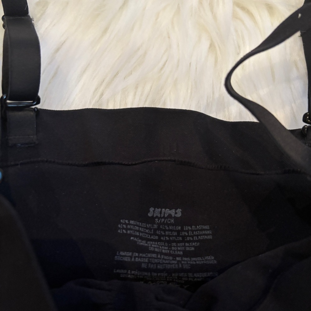 SKIMS STRAPLESS SHORTIE BODYSUIT Onyx S Small New - Picture 5 of 6